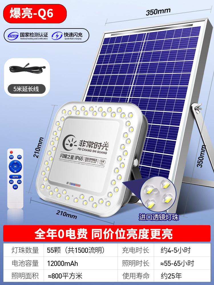 Q6-55 beads charging display + remote control + 5m copper wire