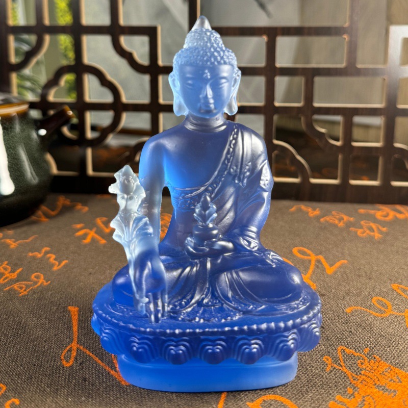 Car ornaments pharmacist Buddha statue Bao'an car decorations interior car resin ornaments wholesale factory direct sales