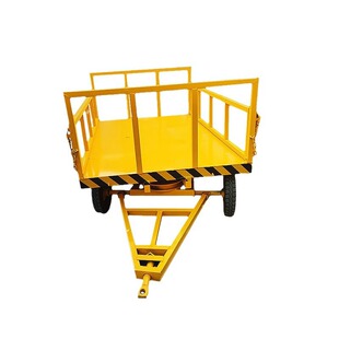 Towing Flatbed Trailer, Heavy-Duty Flatbed Trailer, Large-Tonnage Logistics Truck for Factory Area, One Unit Wholesale