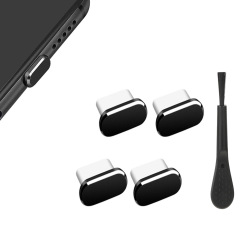 五合一セットは華為P40pro米10携帯電話充電プラグTypeC金属防塵プラグに適している