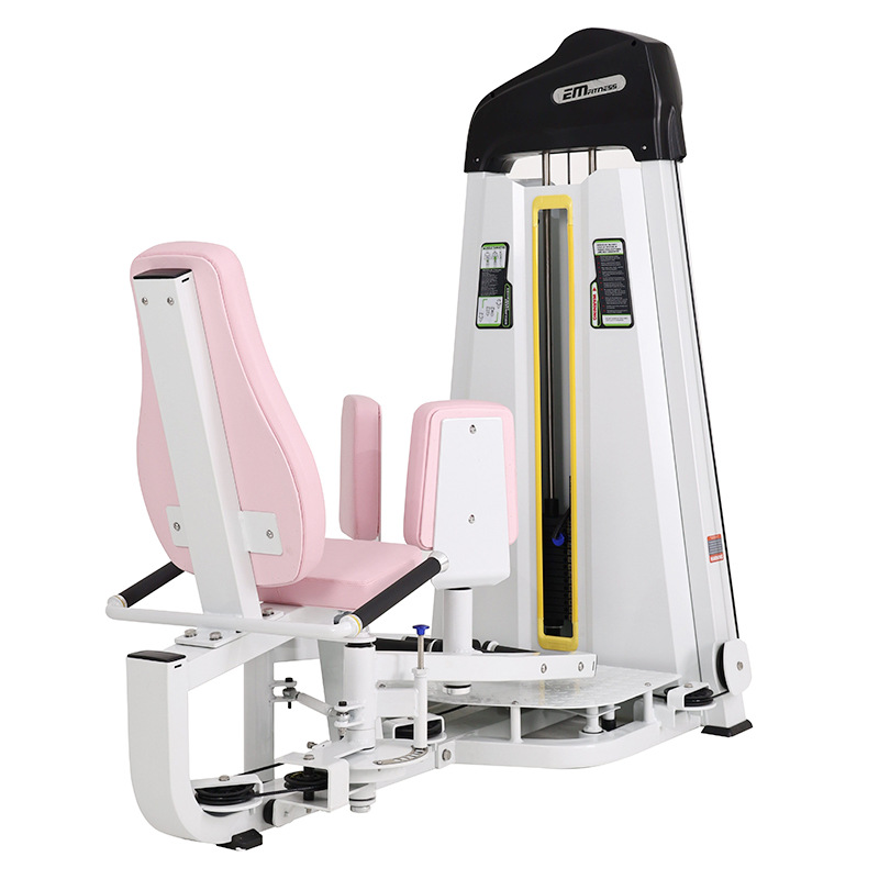 Entrenador de máquina integrada para el interior y el exterior del muslo del gimnasio Posición sentada Cadera aducción y abducción Equipo de músculos de las piernas en decúbito prono