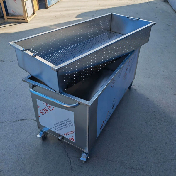 201 extra thick stainless steel with casters