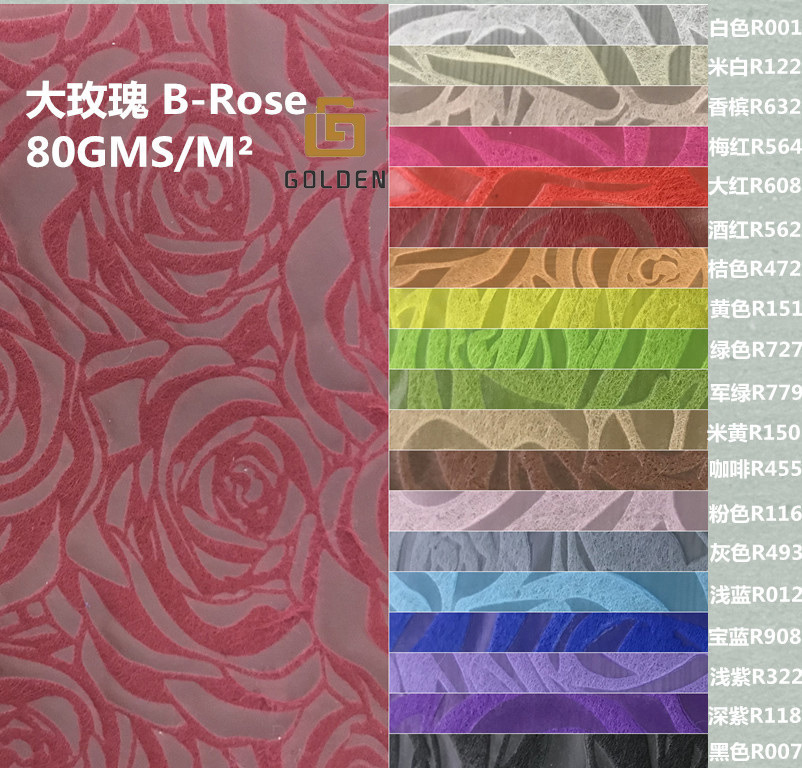 源头厂家包花用墙纸用特殊纹路聚丙烯无纺布