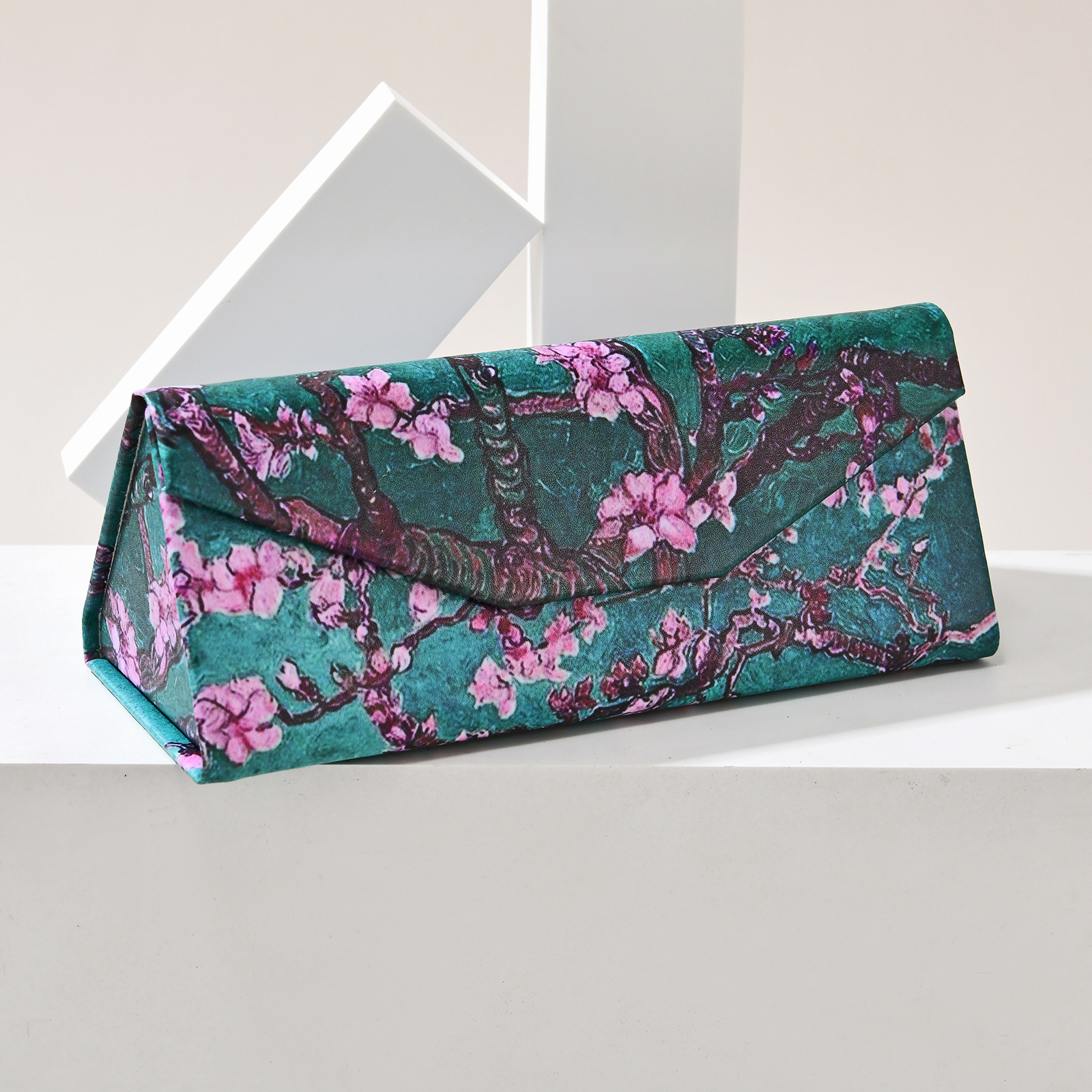 105g Weight glasses case Classification Leather Material Flower, Butterfly Pattern Unisex Gender Casual, Bohemian Style Casual Bohemian Flower Butterfly Leather Unisex Glasses Case 6