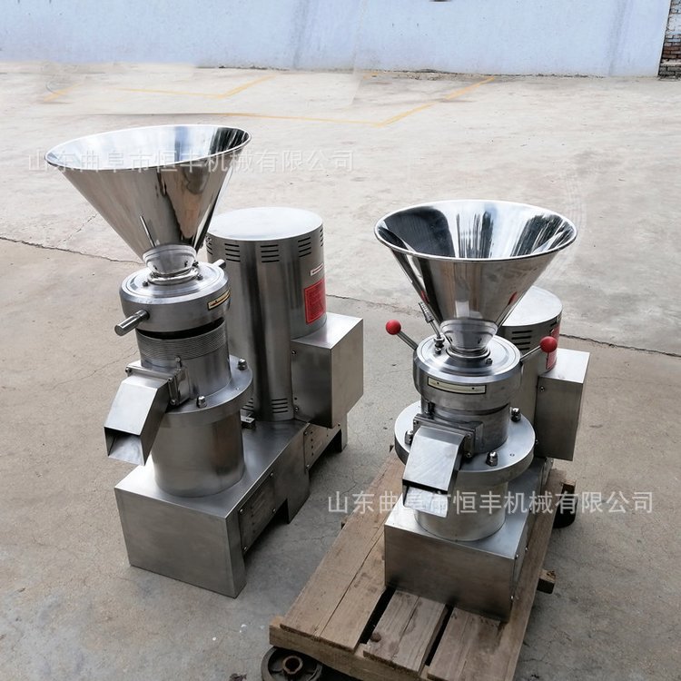 果蔬酱料辣椒酱研磨设备 不锈钢乳胶漆磨浆机 坚果核桃豆沙研磨机