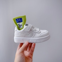 2025秋季新款童鞋男童真皮舒适运动休闲鞋韩版百搭潮款女童AJ板鞋