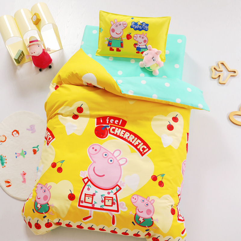 페파피그 옐로우 [100% 고품질 순면 원단 선택]