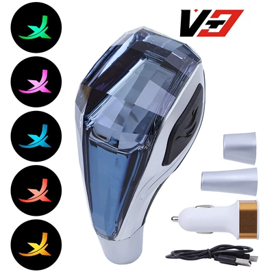 Modification Luminous Crystal Gear Shift – Cab and accessories - lexus-blue-crystal-with-illuminated-sides