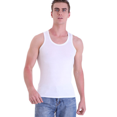 new pattern summer man modal vest I-shape Thread soft T-shirts Bodybuilding Hurdle Men's waistcoat wholesale