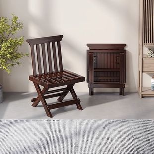 Home Dining Chair, Small Folding Stool, Outdoor Portable Fishing Chair, Two-Piece Set, Foldable Chair, Camping Chair, Bench