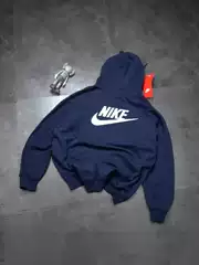 25 Fall New Arrival NK Basic Hooded Sweatshirt, Cross-Border Hook Print Large Letter Casual Loose Fit Unisex Pullover