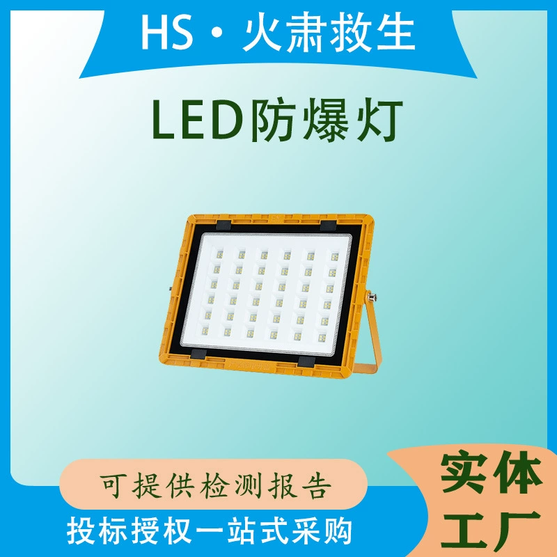 Светодиодный взрывозащищенный светильник для химических заводов, автозаправочных станций, взрывозащищенный прожектор для мастерских, складов, заводов, площадей