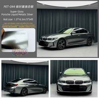 Auto Color Change Film – Manufacturer Direct Wholesale and Retail Original - porsche-liquid-silver-151m-only-suitable-for-one-side-of-the-front-door