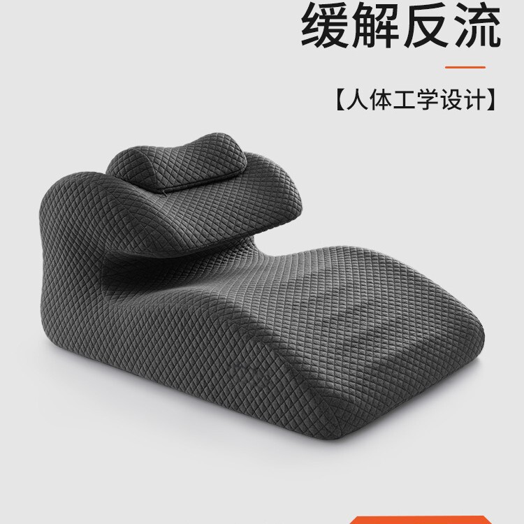 ベッドサイド背もたれ枕、高齢者用胃食道逆流防止リクライニングクッション、ベッド用妊婦用半分横たわる枕|undefined