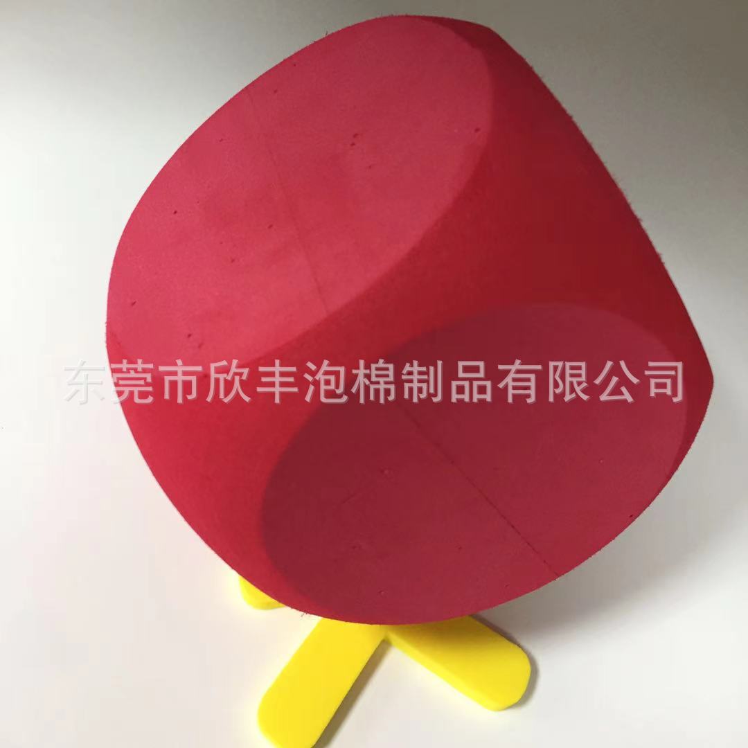 厂家供应 游戏道具骰子 大号EVA骰子5-20CM 印刷LOGO海绵骰子