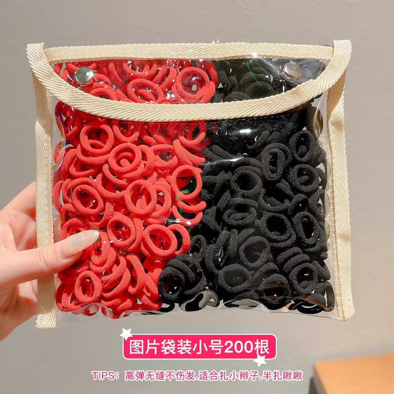 23 negro y rojo - 200 piezas