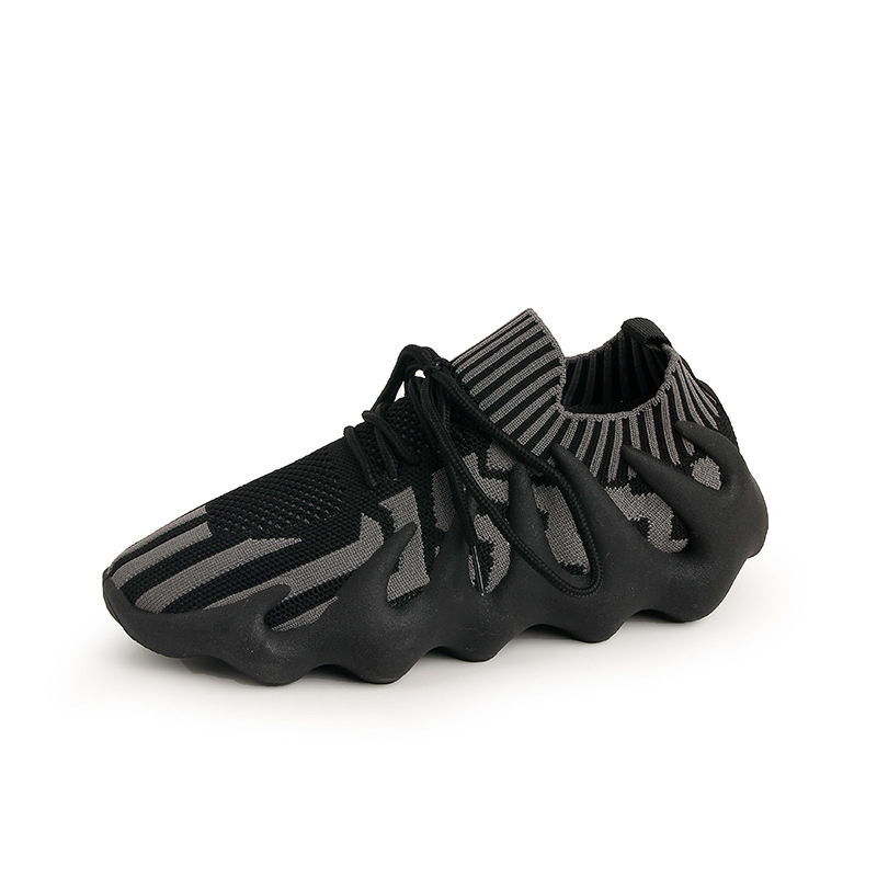 Volando tejido de coco zapatos de verano de las mujeres delgada clunky transpirable pulpo calcetines volcánicos casual correr deportes zapatos de las mujeres image 8