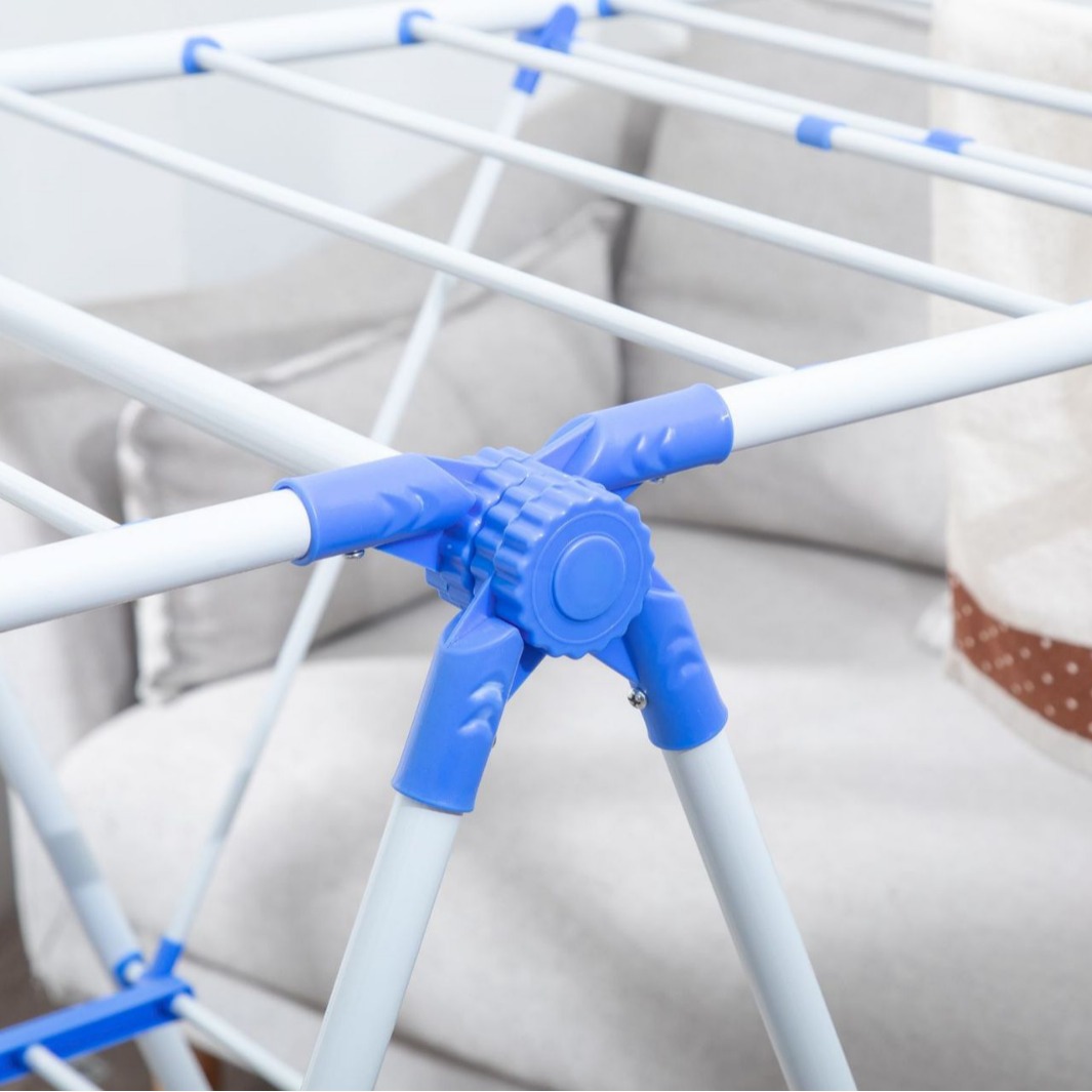 Perchero plegable tipo ala – Sin instalación – Para balcón y habitación