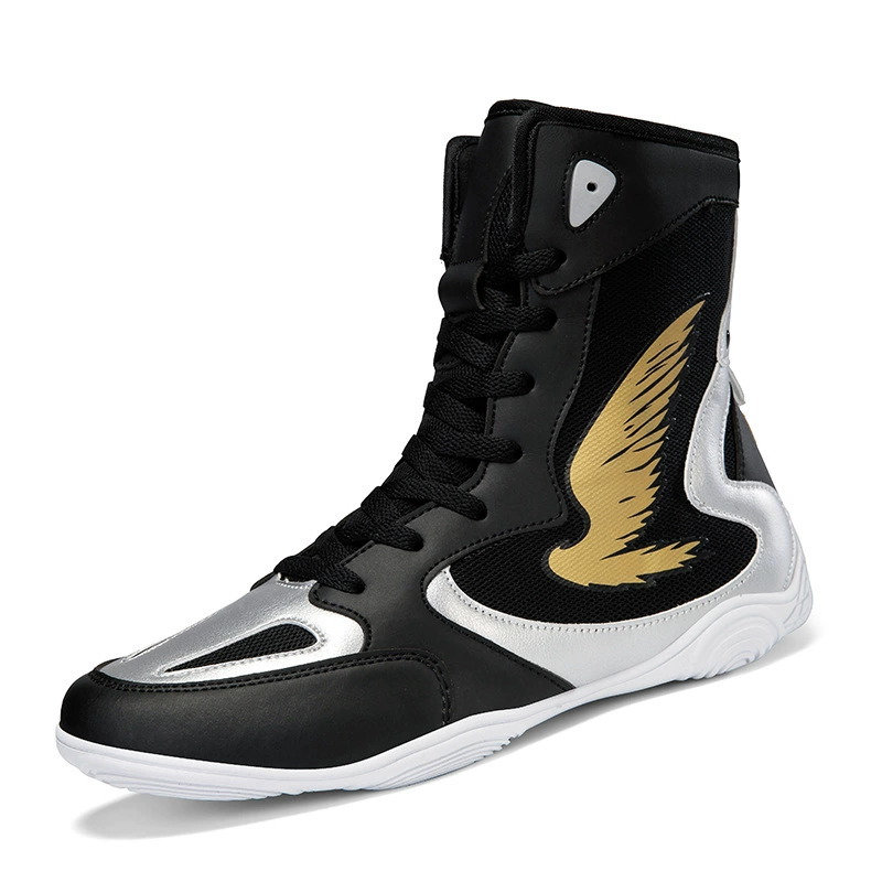 Зарубежная торговля, трансграничная фабрика, новые мужские борцовские туфли большого размера для тренировок в помещении, нескользящие износостойкие боксерские туфли