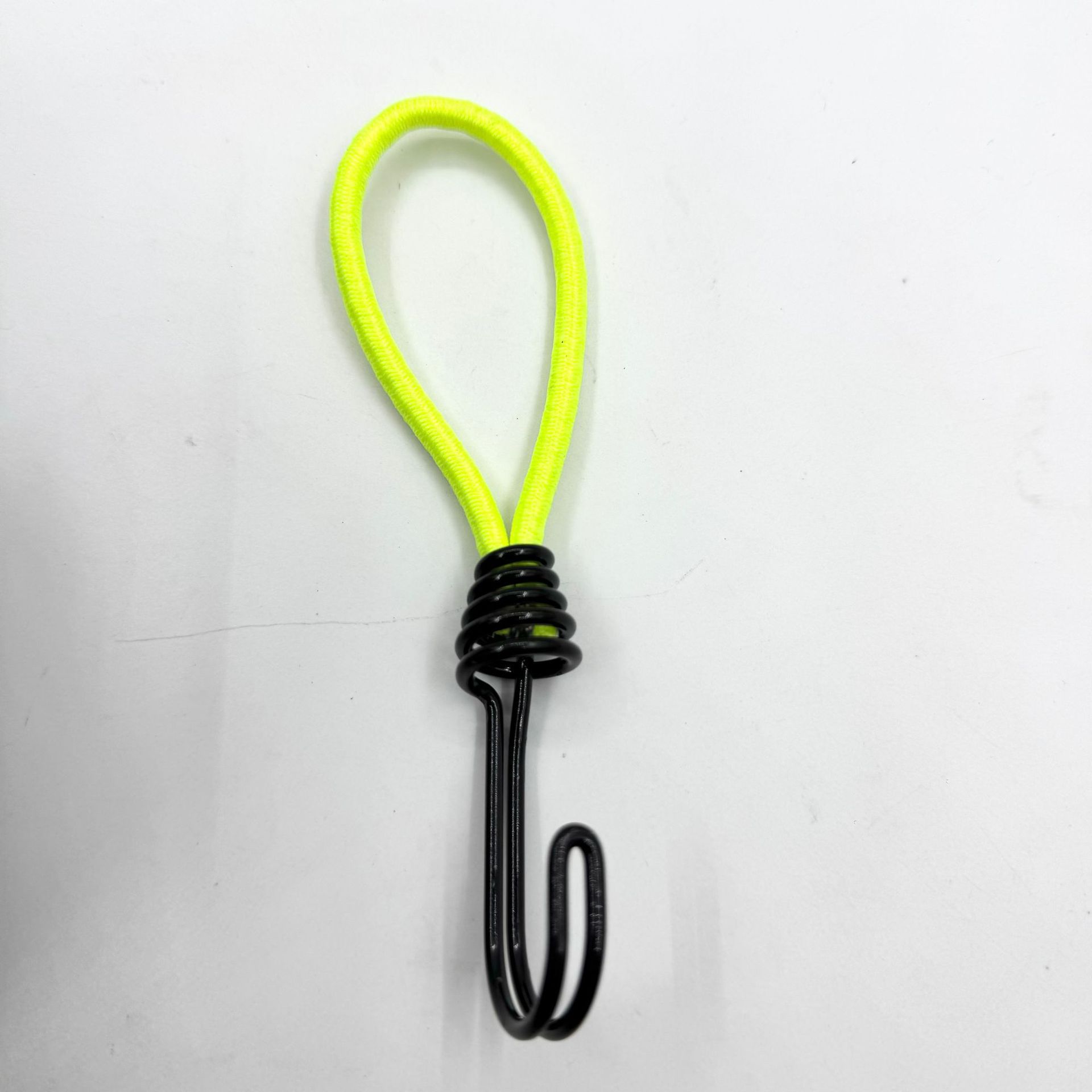 Camping al aire libre hebilla de cuerda elástica 6mm fija con cuerda elástica gancho accesorios de camping cables de tracción