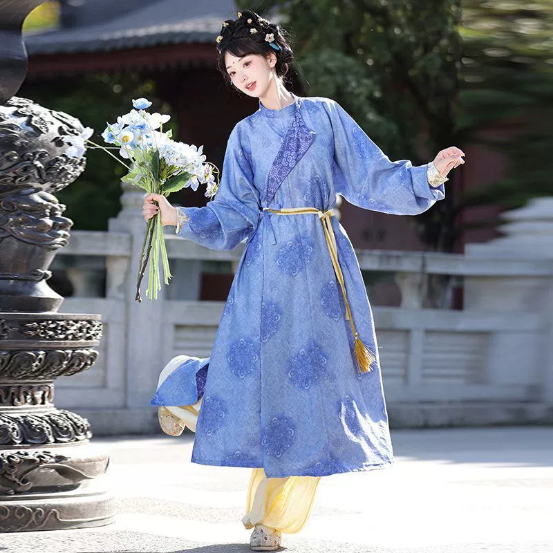 Оригинальный Hanfu 2025 новый [Yongle] Tang с круглым вырезом