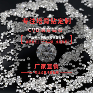 Cross-border exclusive for hot selling round D color VS1 cultivation drill bare stone wholesale