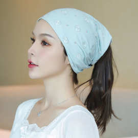 月子帽纯棉产后秋冬季孕妇帽子春秋款透气产妇防风头巾坐月子用品