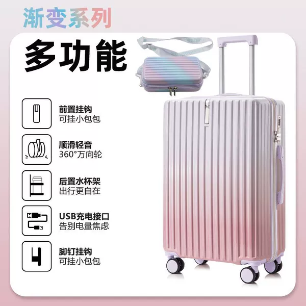Lanman Pink White [with 6-inch crossbody bag]