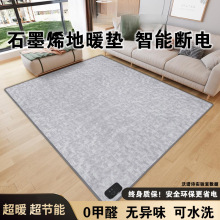 志高石墨烯地暖墊家用客廳卧室取暖碳晶加熱地墊移動瑜伽電熱地毯