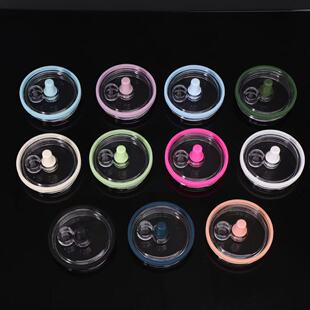 Factory direct supply 30oz car cup lid sealed leak-proof transparent plastic lid 40oz handle ice cup lid wholesale