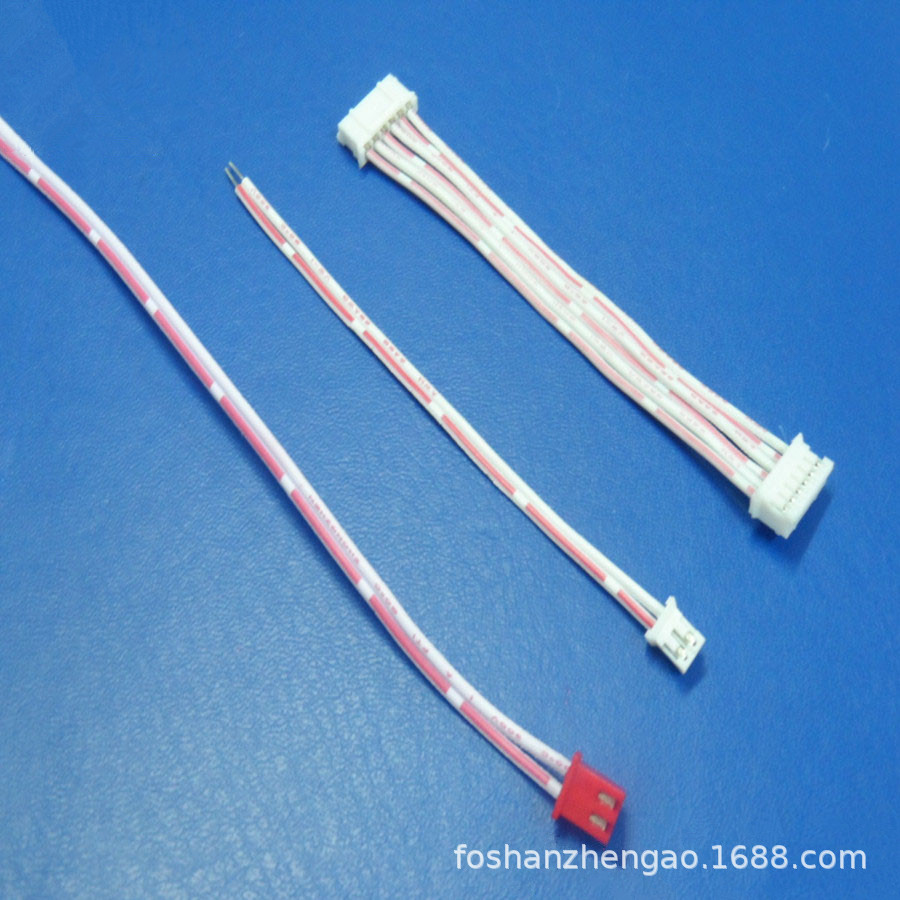 厂家供应2468排线6P 7P 8P 10P 12P 红白蓝白排线黑排 红白花排