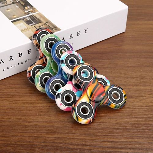 Cross-border best-selling camouflage 4-axis finger spinner children's toy spinner adult stress relief toy