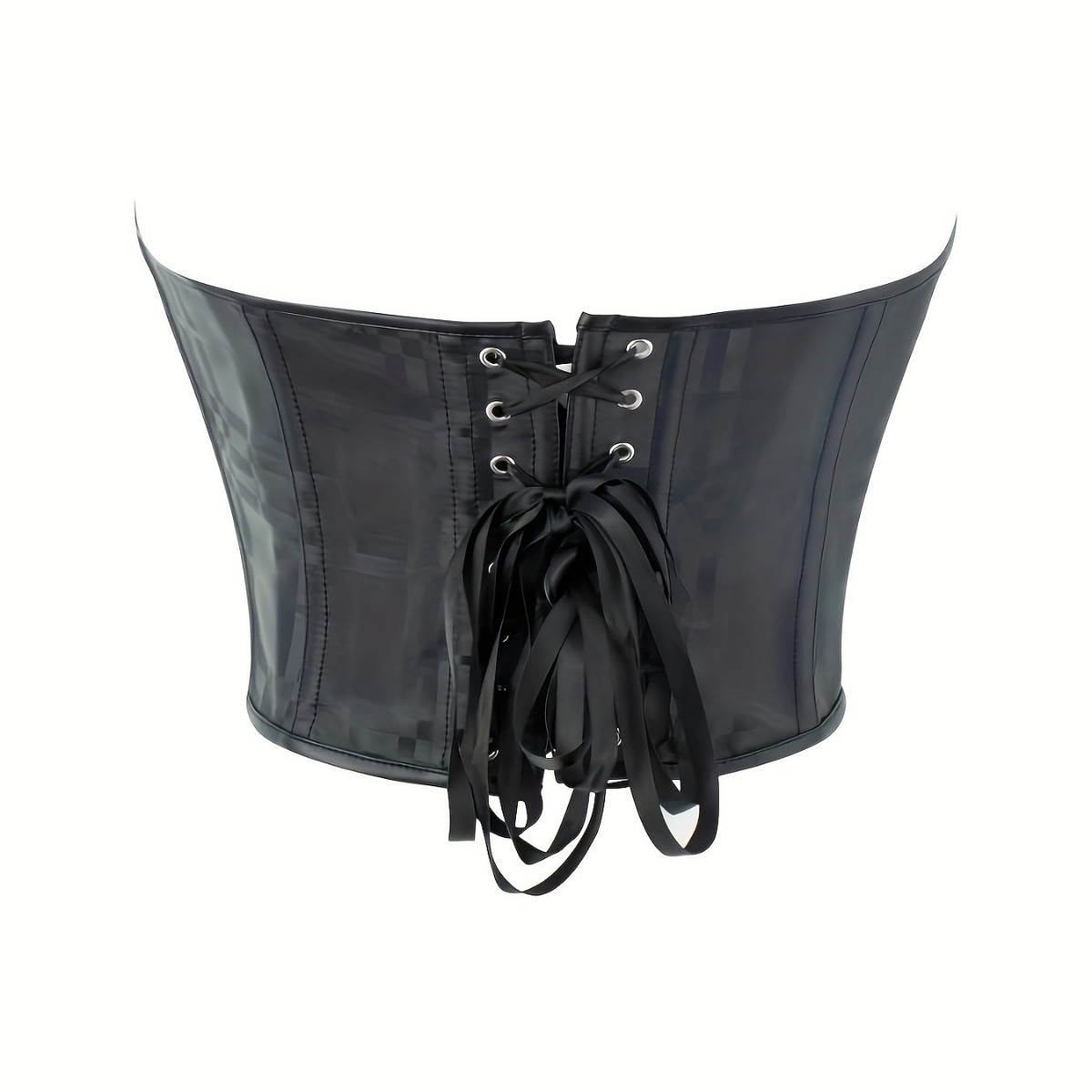 Lazos traseros negros apretados cintura cinturón de cintura para limpiar el pecho soporte de pecho chaqueta plástica comercio exterior transfronterizo al por mayor