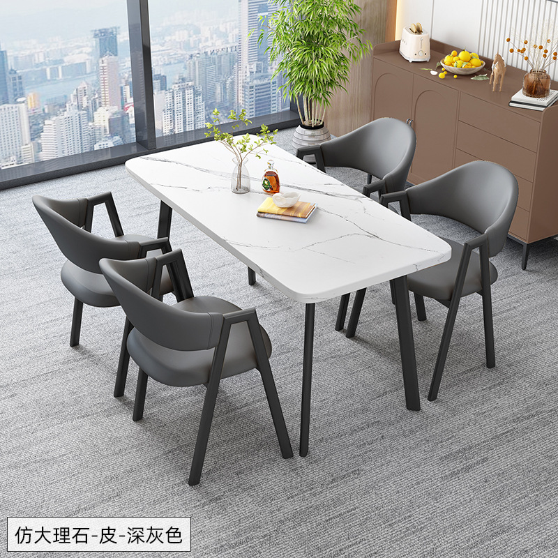 北欧の長方のテーブルは簡単で、業務的に接客します。