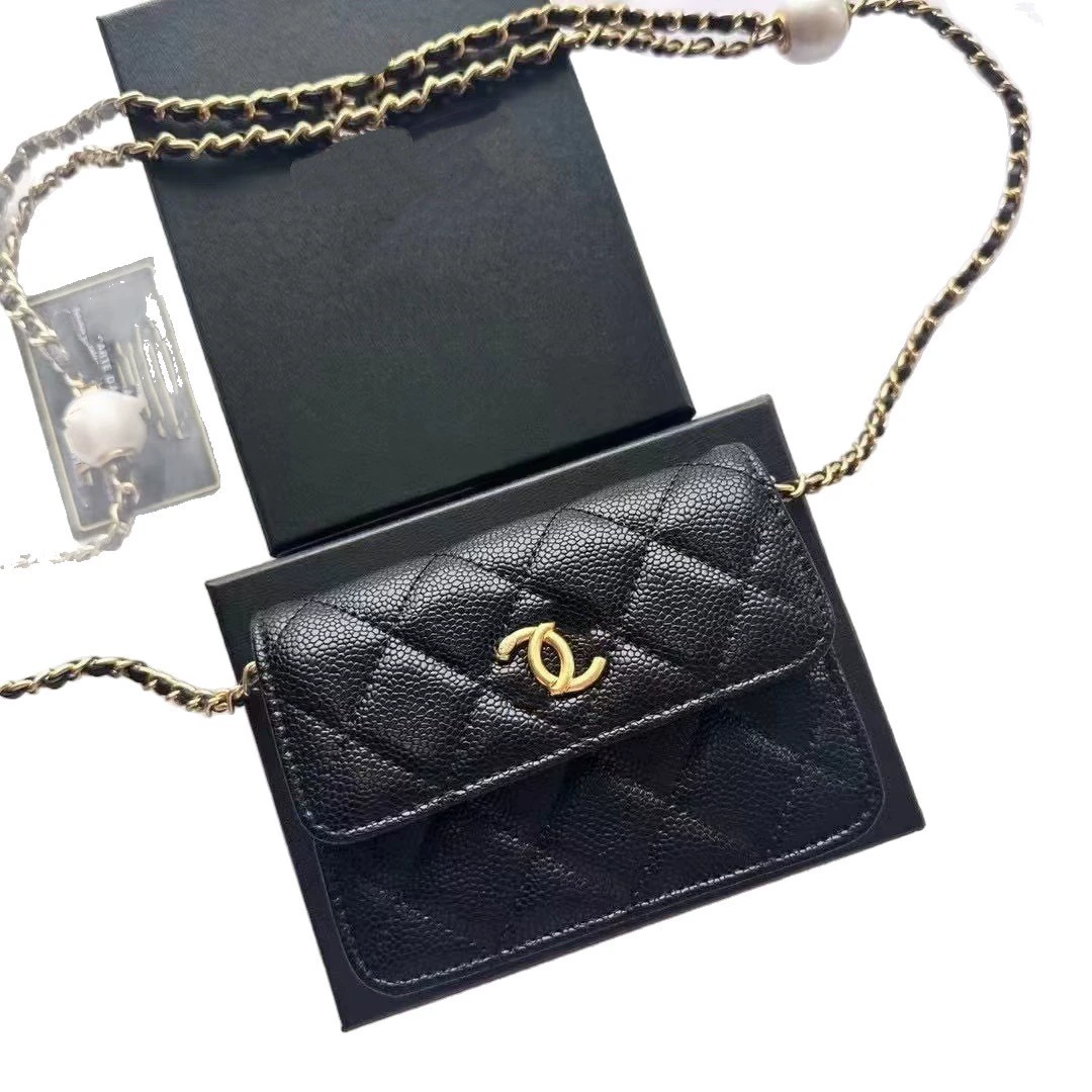 Летняя маленькая сумка, цепочка, ремень из жемчуга, стиль Chanel, цепочная сумка