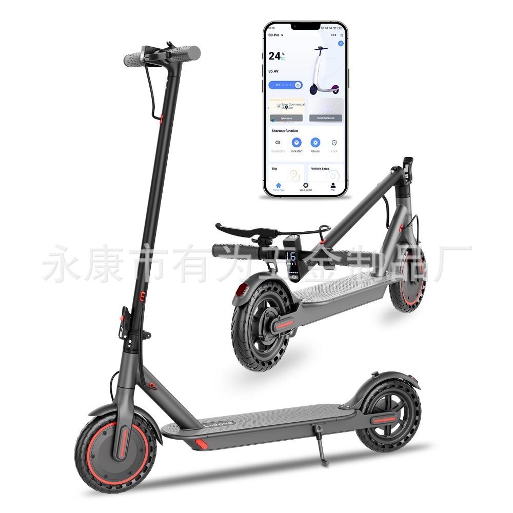 Suministro exclusivo transfronterizo, venta directa de fábrica, patinete eléctrico M365, batería de larga duración, vehículo eléctrico plegable para adultos.