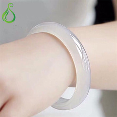 メーカーが生中継しています。天然玉髄白氷種の白月光ブレスレットは商品を通じて女性の金を販売しています。