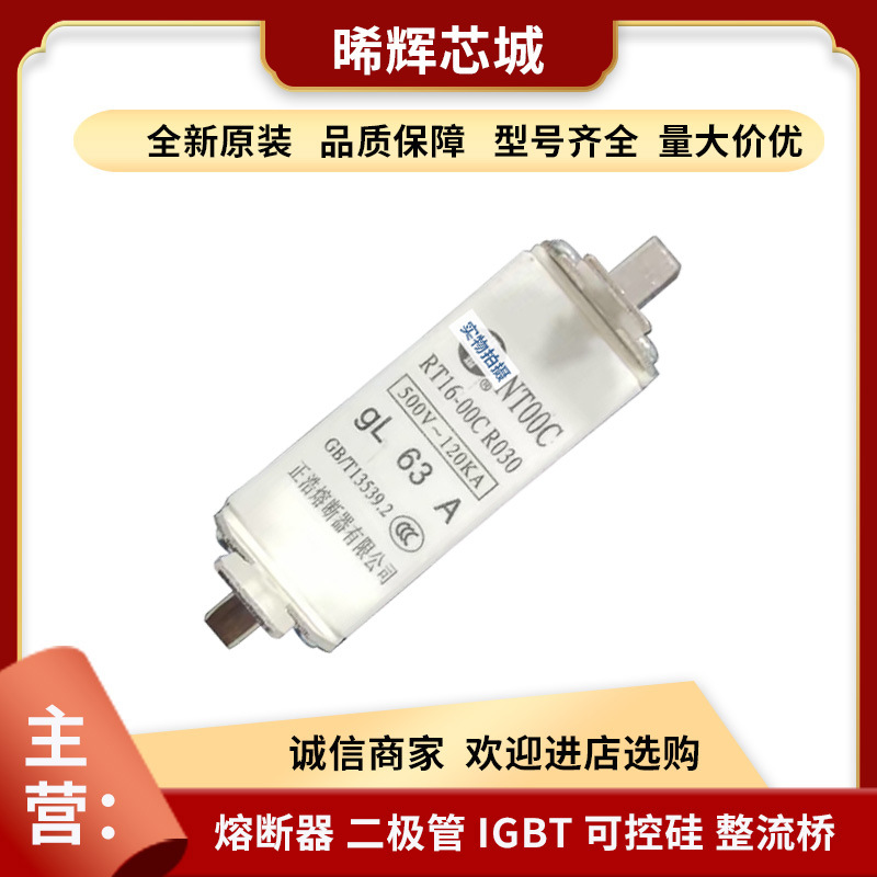 RT16-00C  R030 63A 库存充足 熔断器现货全新原装现货电子元器件