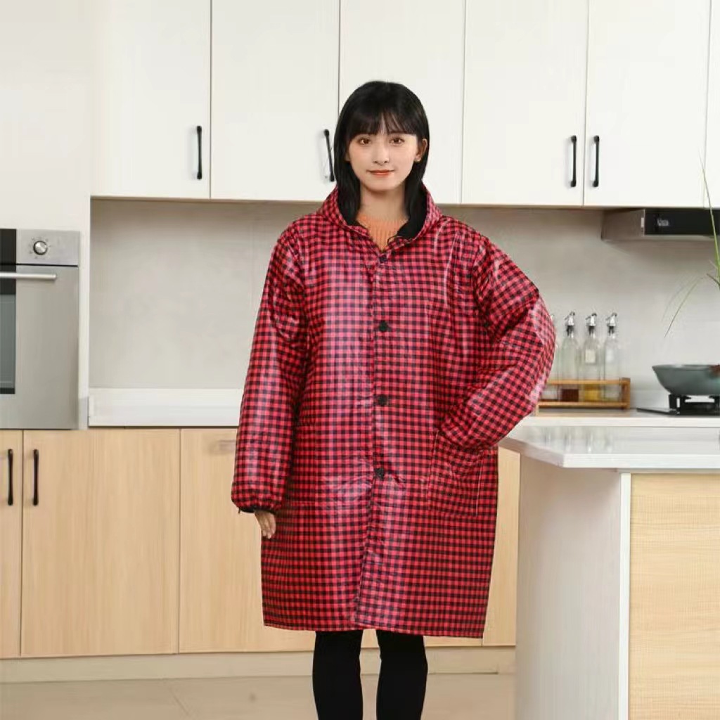 체크무늬 레드
