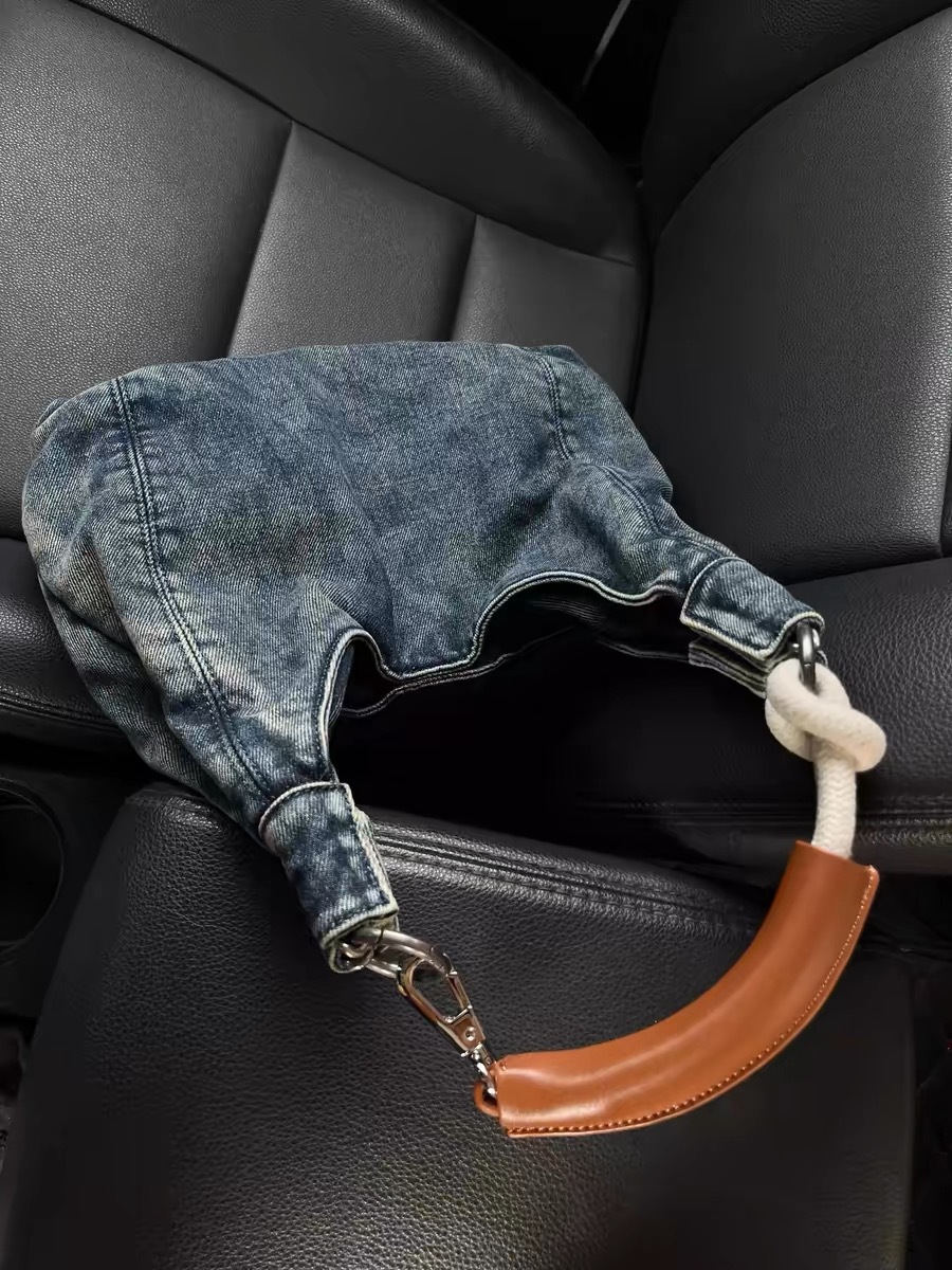 Luxusná džínsová kabelka pre ženy na jar/leto 2024, nová špeciálna taška do podpazušia na voľný čas, taška cez rameno Spicy Girl_voghion.com