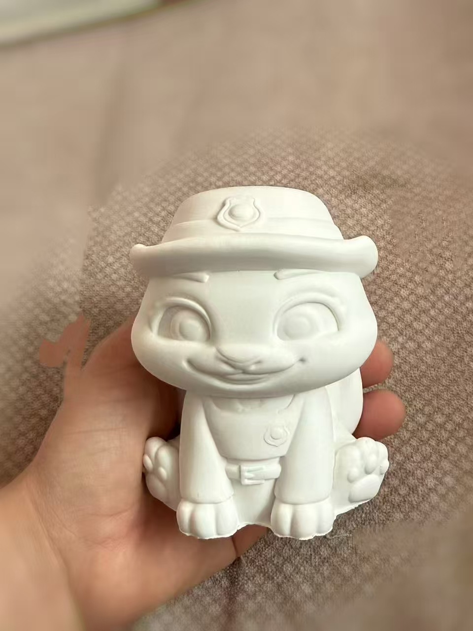 Frasco de Almacenamiento de Calabaza de Yeso en Blanco DIY para Pintar