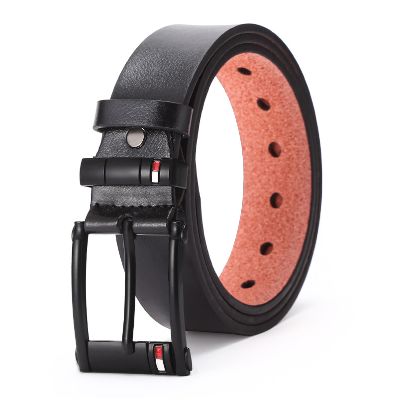 VOOTHOST 3,5CM Wysokiej Jakości Skórzany Pasek Męski Casualowy Klamra Ze Stopu Biznesowy Męski Pasek Do Jeansów Paski Kowbojskie VB222_voghion.com