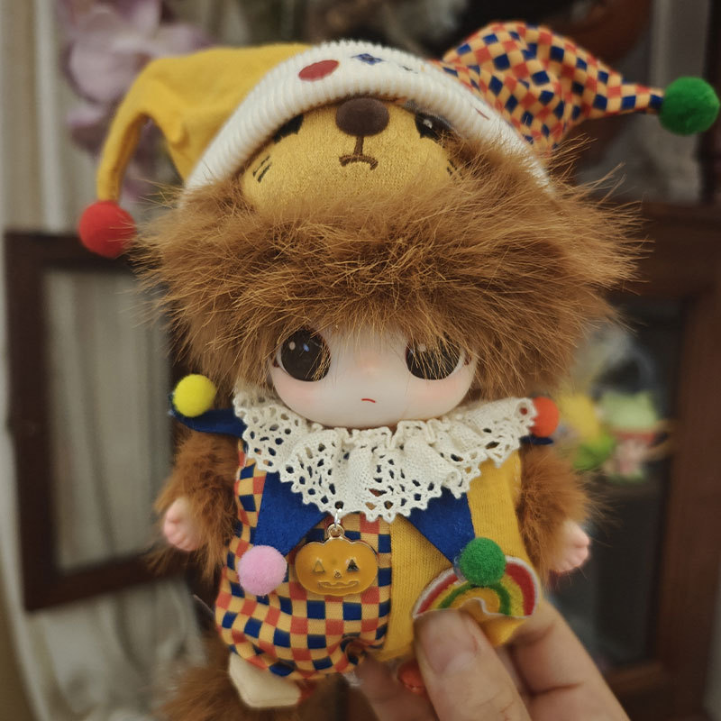 Only Doll Clothes】Suitable for Dimoo Secret Theater Club 15cm Shy Lion, Dundun Penguin, Rainbow Clown Only Doll Clothes】Suitable for Dimoo Secret Theater Club 15cm Shy Lion, Dundun Penguin, Rainbow Clown