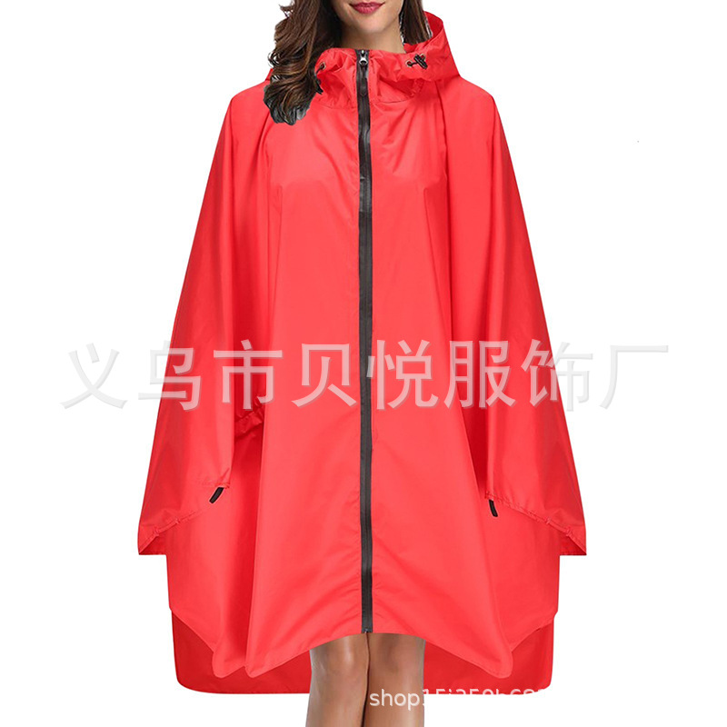 Poncho Impermeable Ligero Tipo Capa, Transpirable, para Ciclismo y Uso al Aire Libre image 27