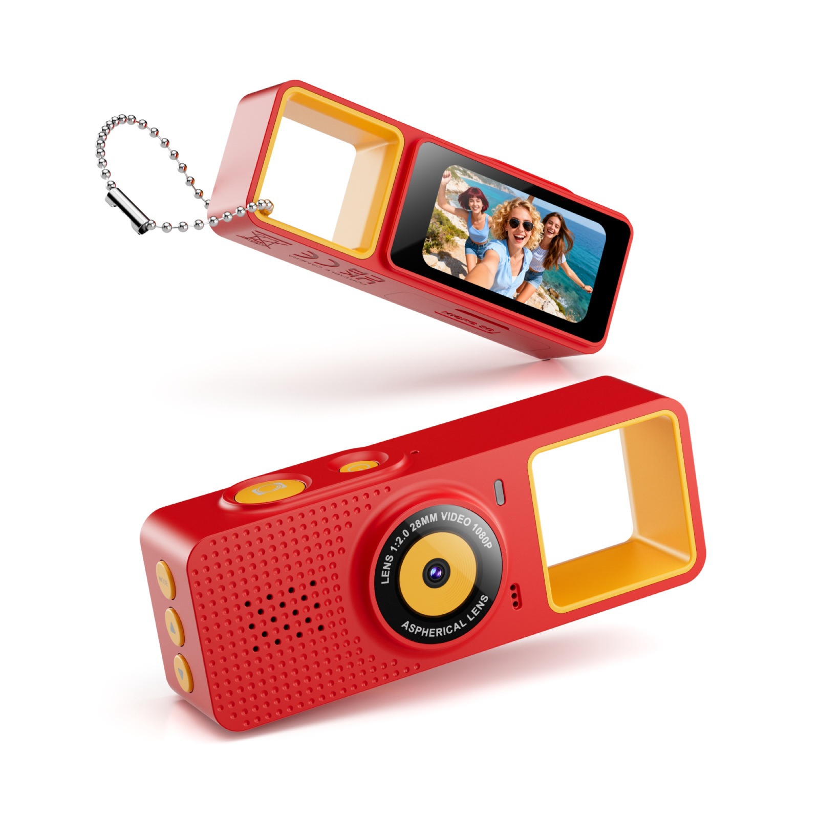 Mini Cámara de Pulgar Deportiva para Niños G22 de ABS con Video y Filtros