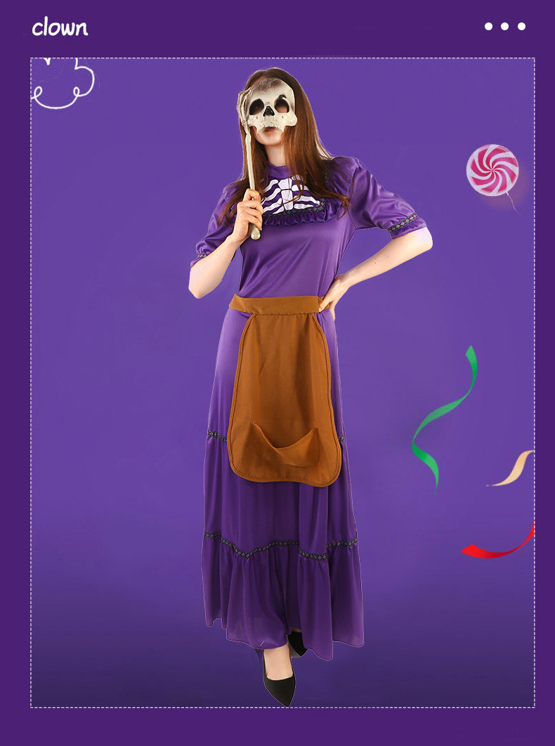 Fashion Color Block Skull Party display picture 3