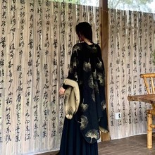 直播爆款现货披肩秋冬季仿羊绒针织围巾文艺旅游油画披风斗篷外搭