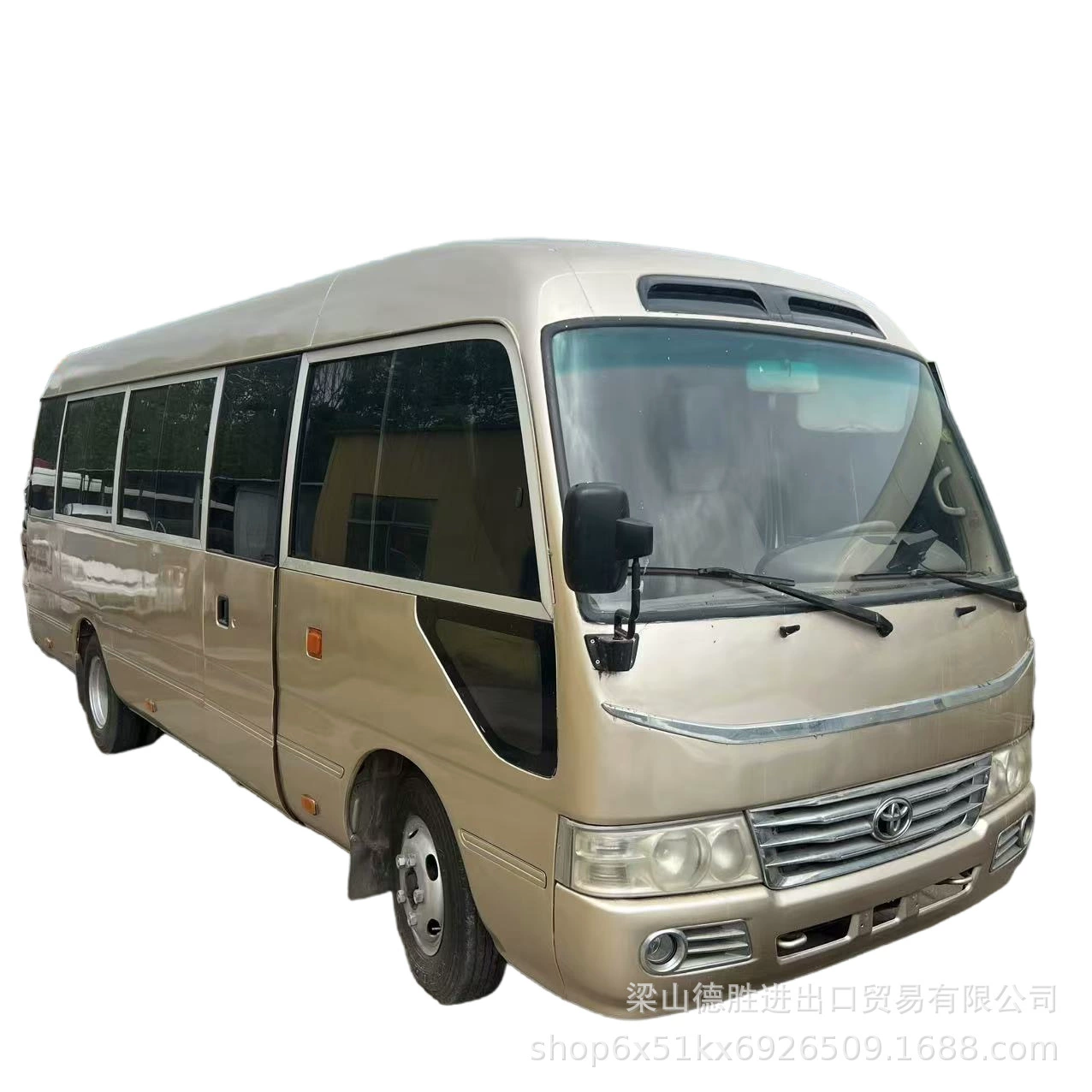 Экспорт подержанных автобусов Toyota Coaster на 19-29 мест, электрический минивэн Toyota на 29 мест