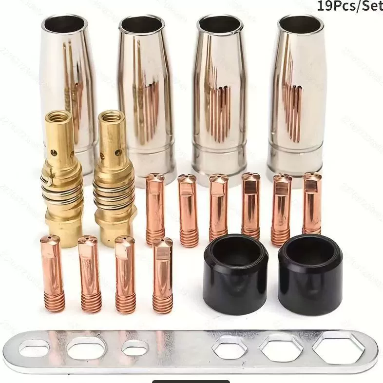 Черная крышка изогнутой трубки MB15AK, черная крышка пистолета 15AK, черная крышка пистолета для сварки с защитой от газа MIG, аксессуары для головки пистолета, бакелитовая черная крышка, набор из 5 предметов