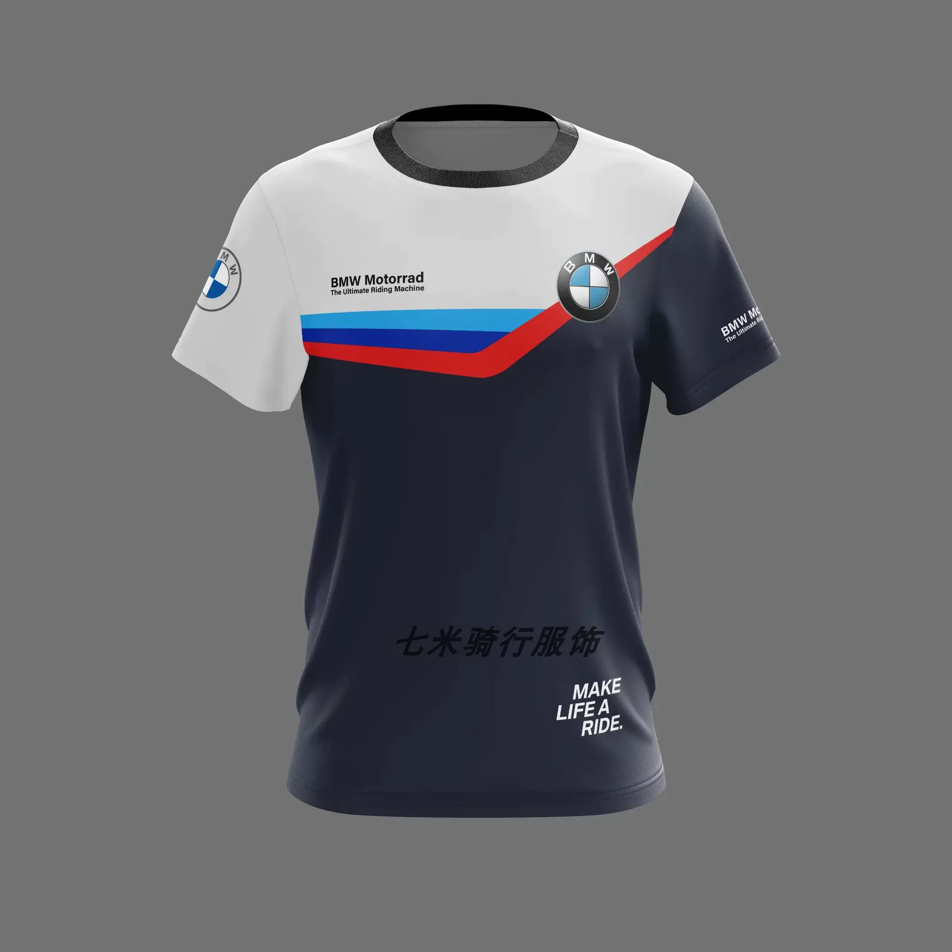 热销赛车T恤流行摩托车男女越野赛车服时尚越野短袖速干透气定制